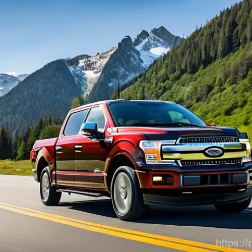 Home 14 포드 F 150 하이브리드 연비 테스트 - **A Majestic Highway Journey with the F-150 PowerBoost Hybrid**
A wide-angle shot of a powerful ...